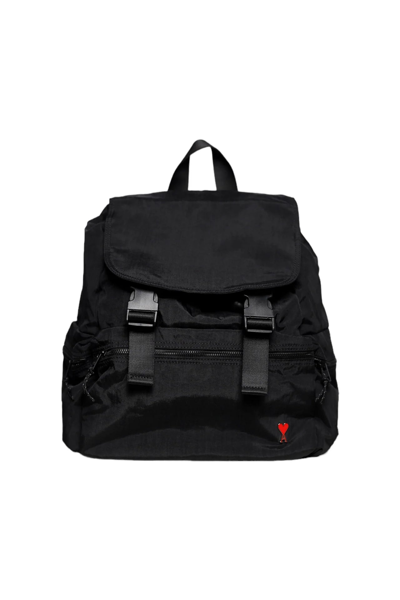 AMI Paris Ami De Coeur Backpack Black