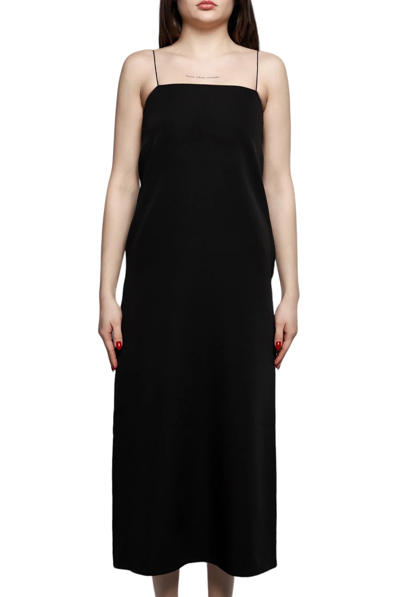 The Row Scuba Cenoa Dress Black