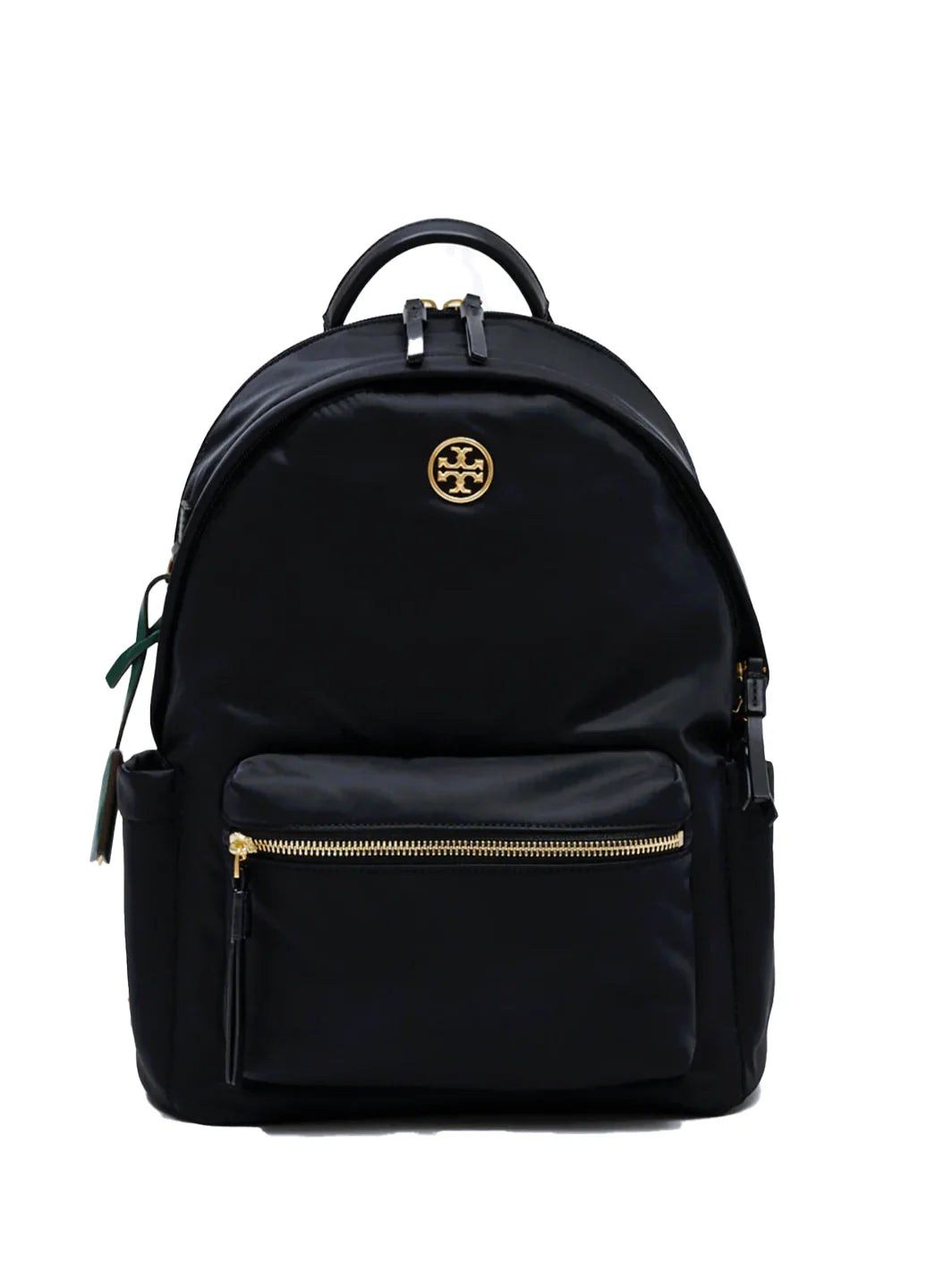 Tory Burch Metal logo backpack Black