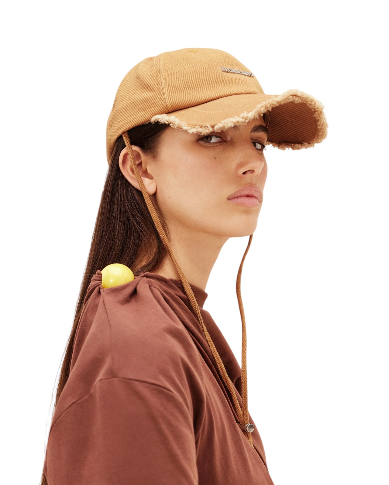 Jacquemus La Casquette Artichaut Baseball Cap Yellow