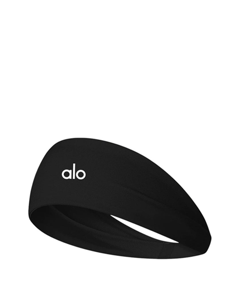 Alo Yoga Performance Conquer Headband Black