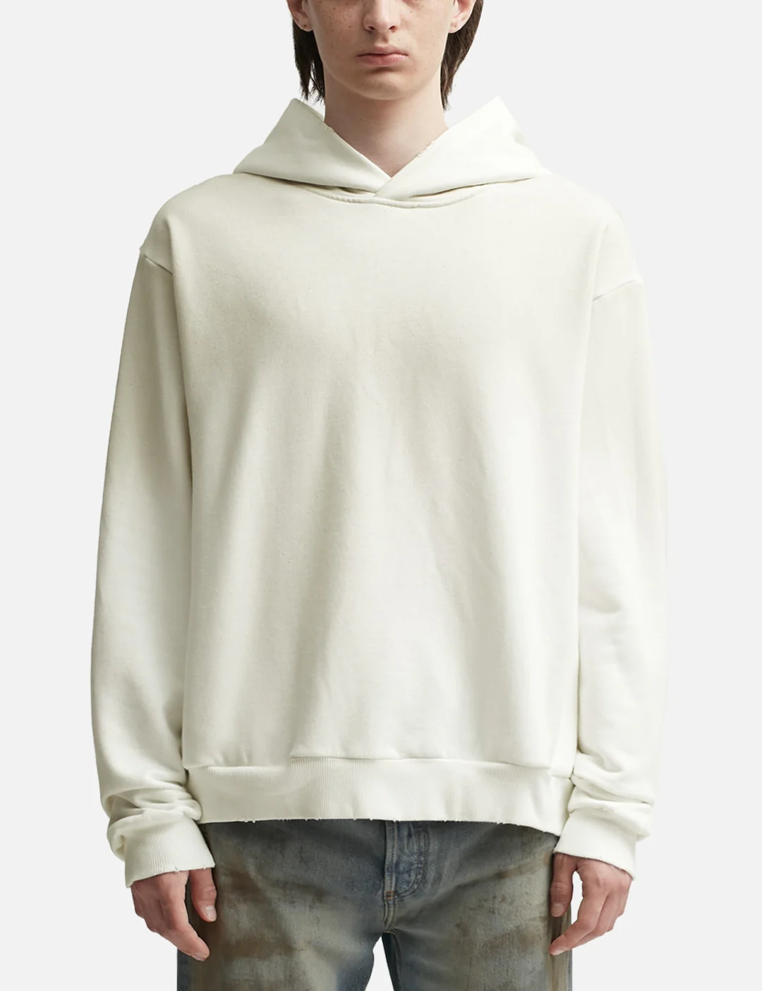 Acne Studios Logo Hoodie White