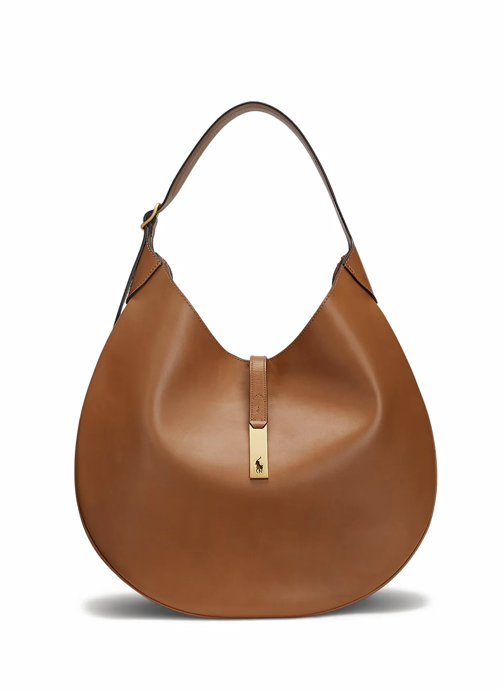 Polo Ralph Lauren Polo ID Large Shoulder Bag Tan