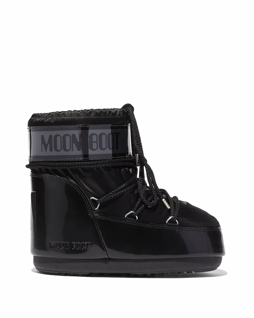 Moon Boot Icon Low Glance Black