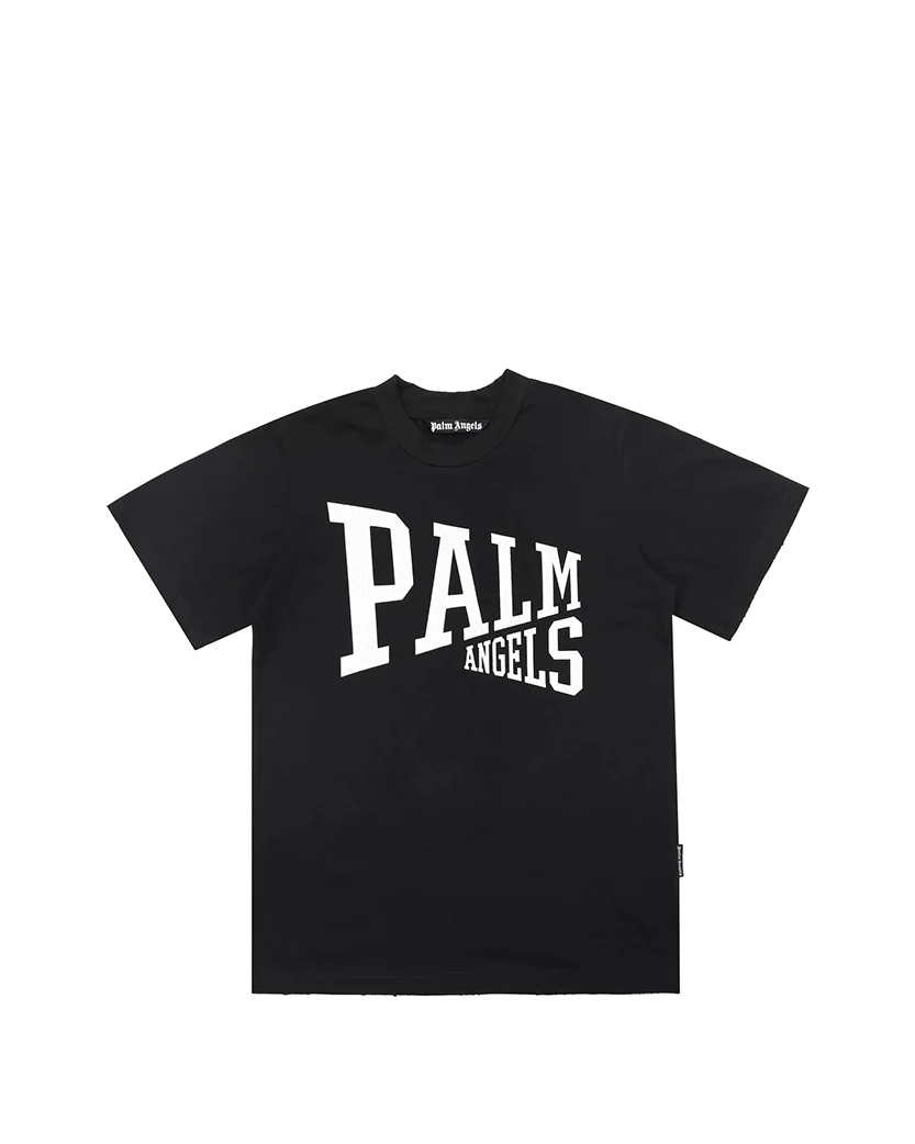 Palm Angels College T-Shirt Black