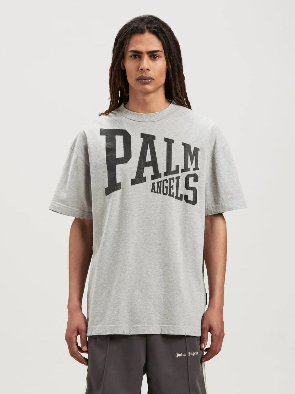 Palm Angels College T-Shirt Grey
