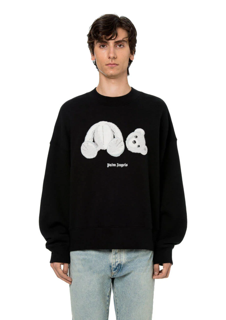 Palm Angels Ice Bear Sweatshirt Black