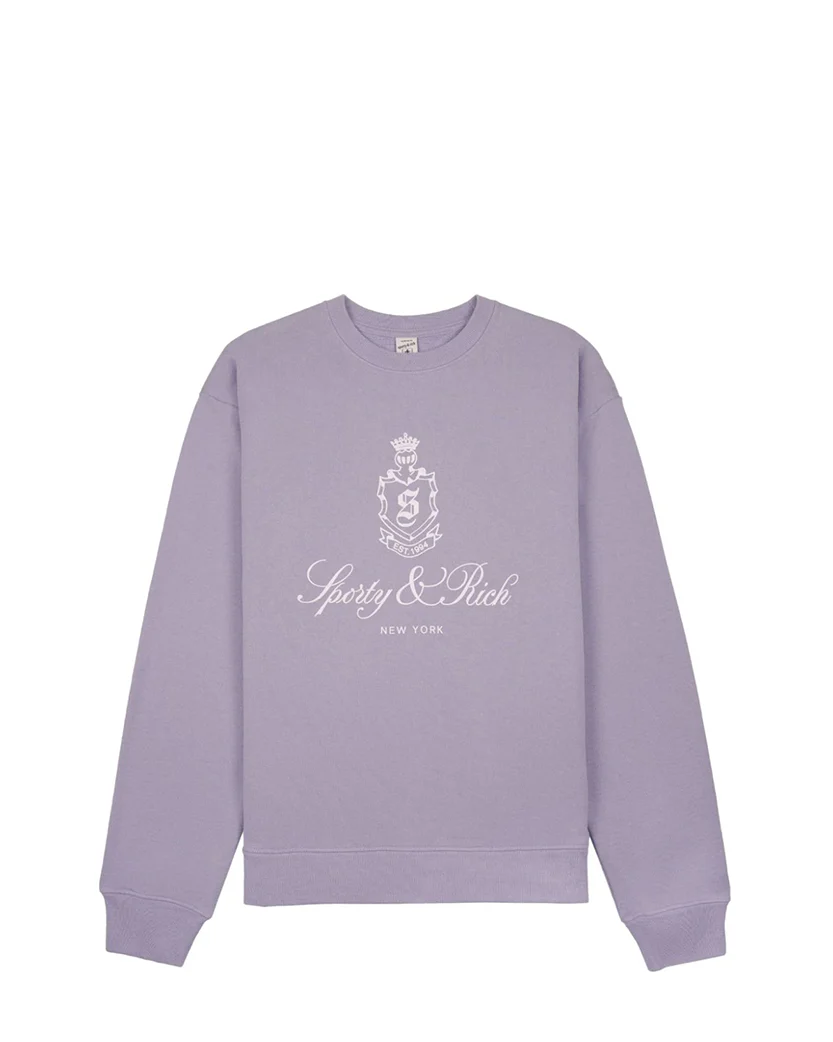 Sporty & Rich Vendome Sweatshirt Purple