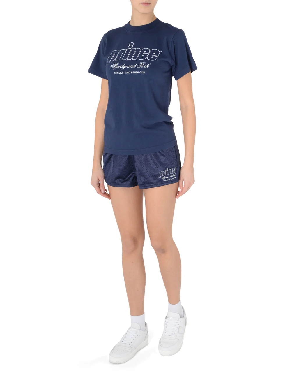 Sporty & Rich x Prince Edition Health T-Shirt Navy