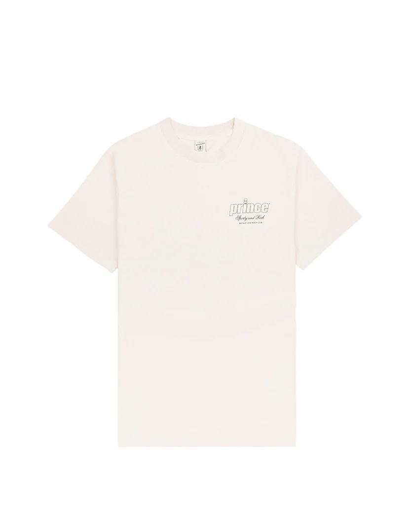 Sporty & Rich x Prince Health T-Shirt Cream