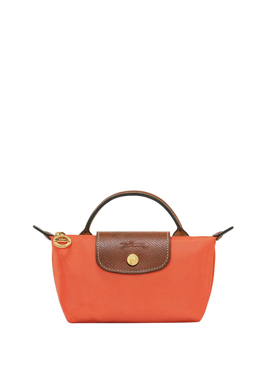 Longchamp Le Pliage Original Pouch With Handle Orange