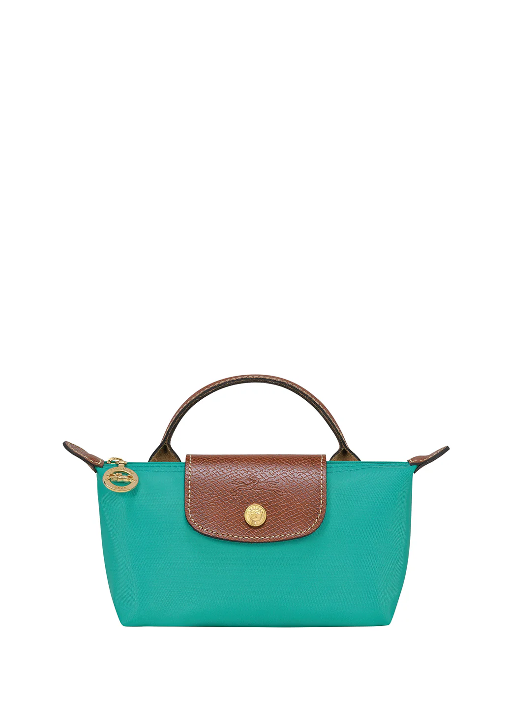 Longchamp Le Pliage Original Pouch With Handle Turquoise