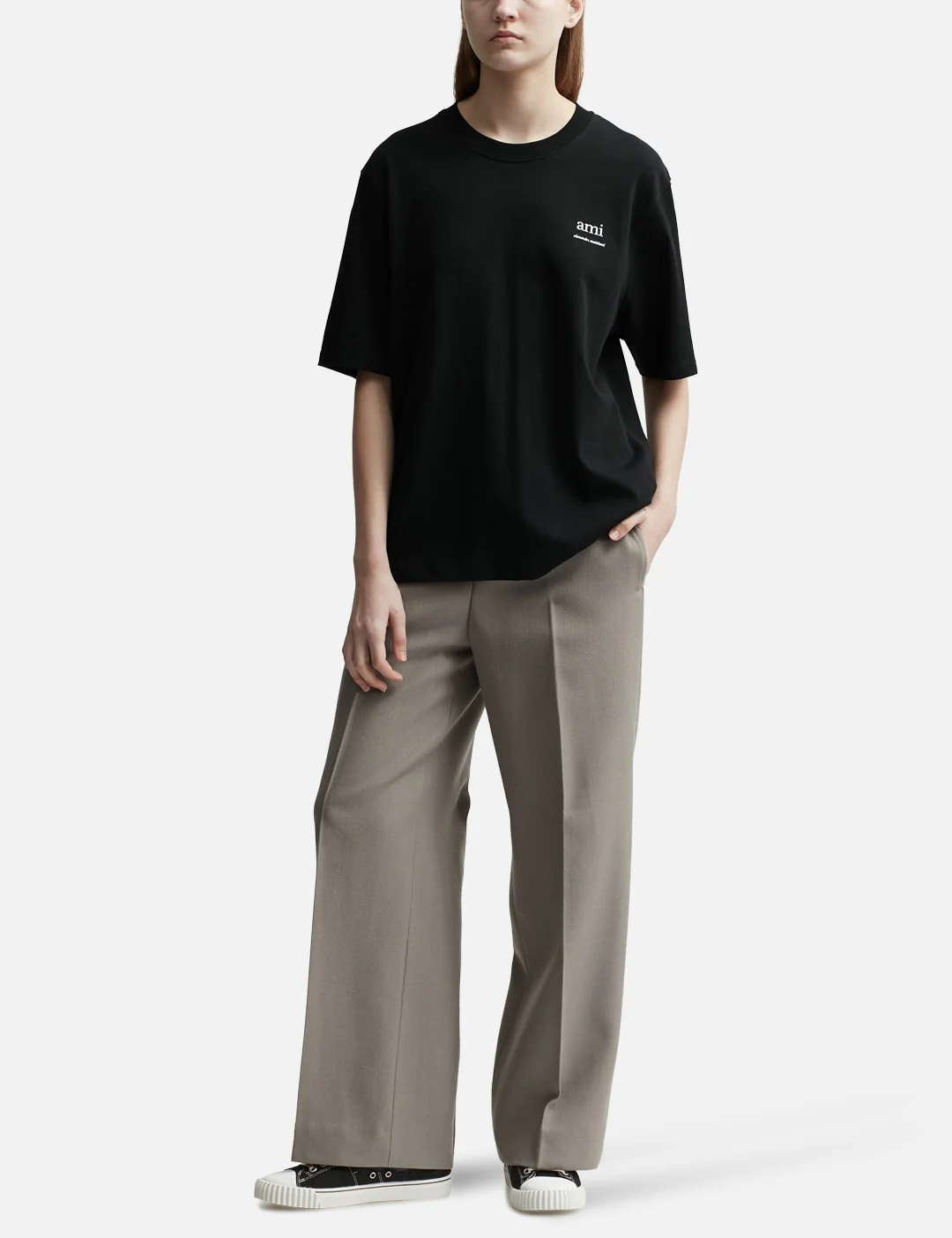 AMI Paris Alexandre Mattiussi T-shirt Black