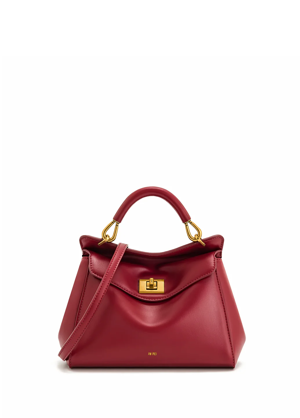 JW PEI Lucia Classic Top Handbag Claret