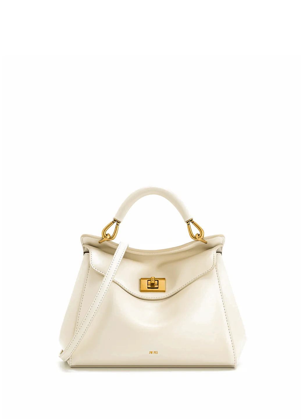 JW PEI Lucia Classic Top Handbag White