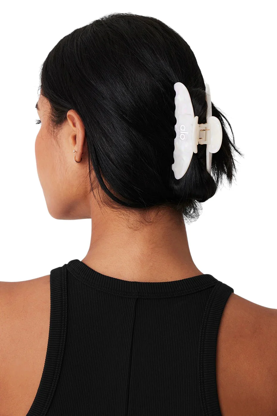 Alo Yoga 90's Claw Clip White Pearl