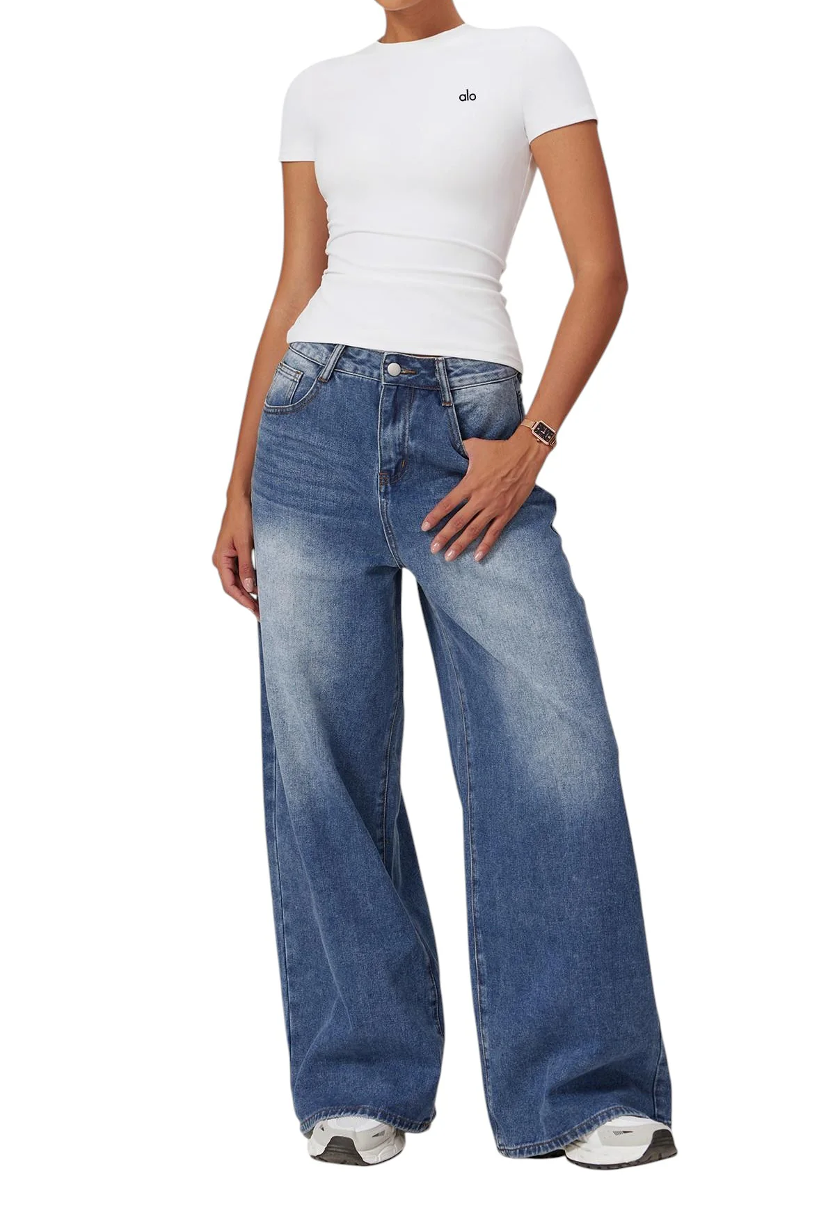 Alo Yoga Short Sleeve T-Shirt White 85759-WT