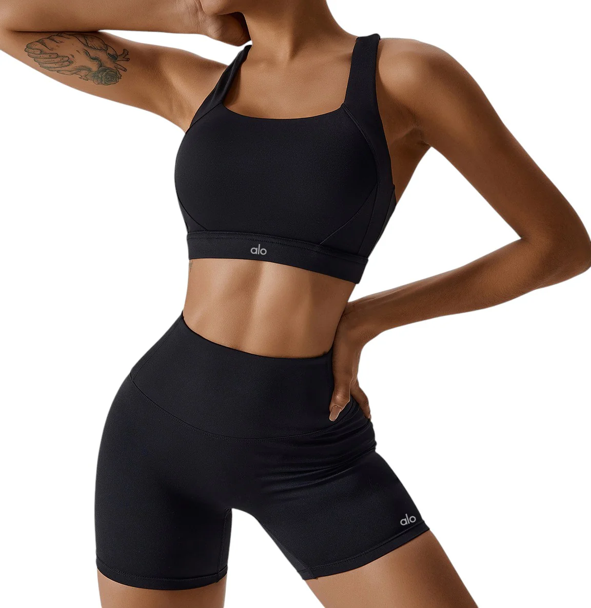Alo Yoga Airlift Suit Up Sports Bra Black