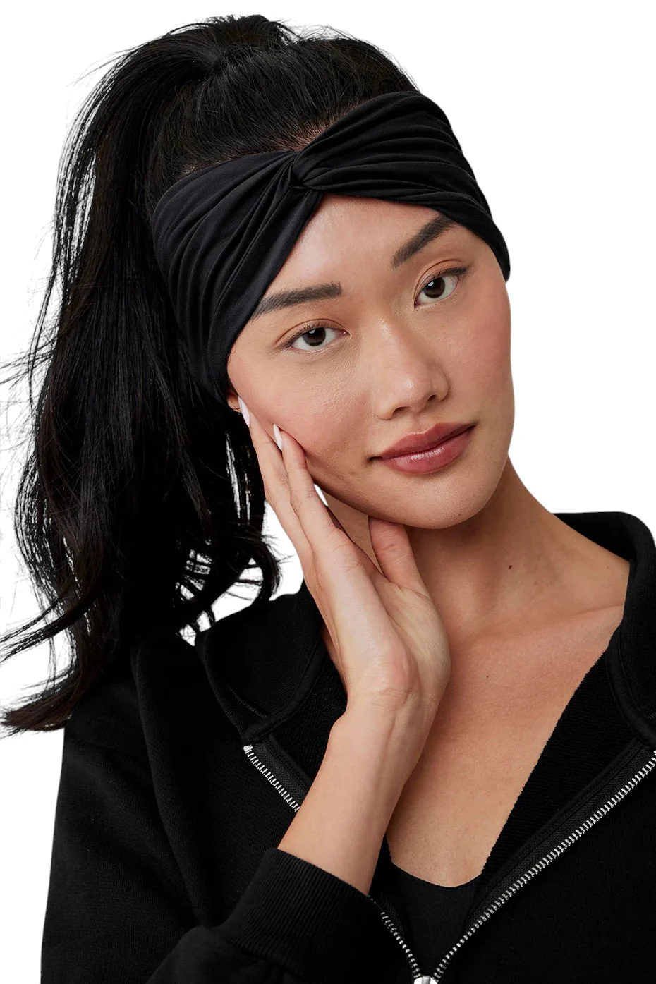 Alo Yoga Alosoft Headband 3-Piece Black