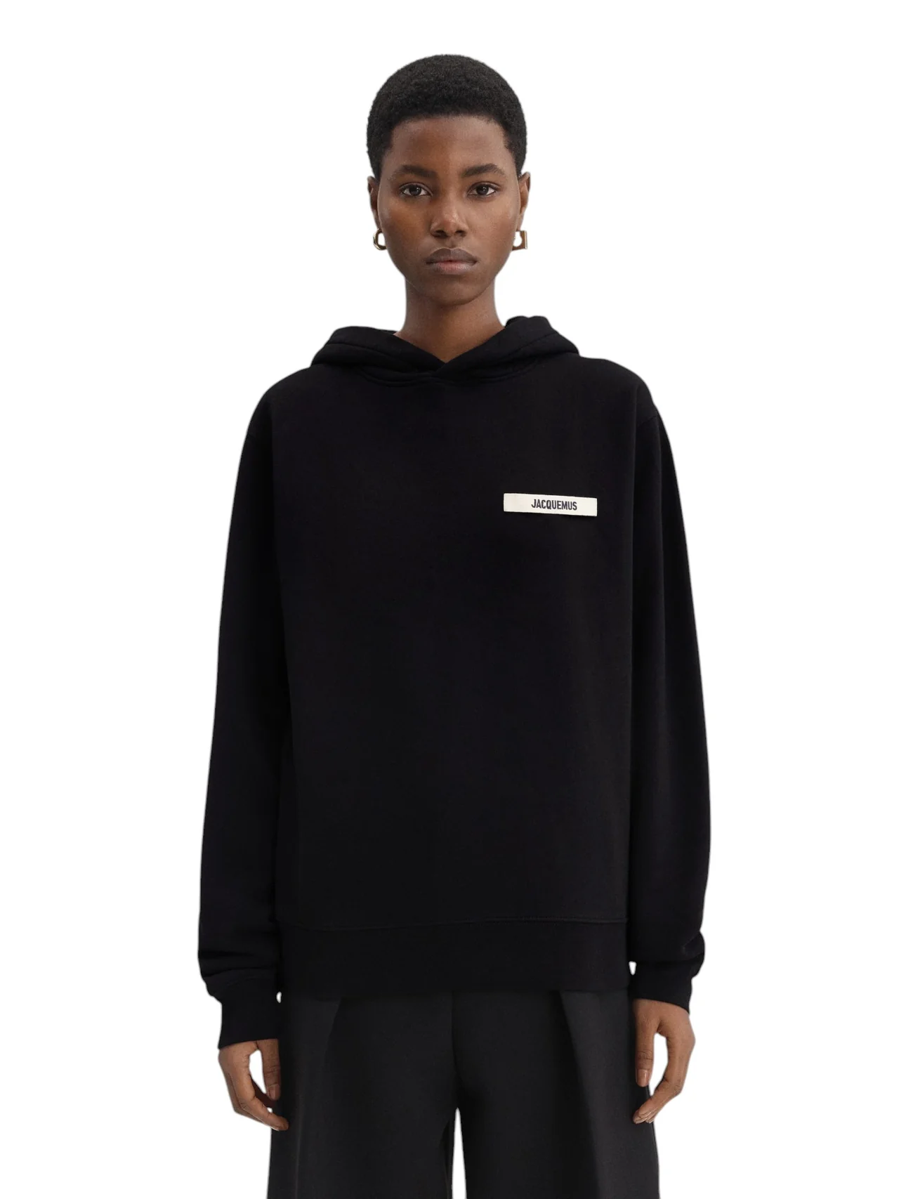 Jacquemus Le Gros Grain Hoodie Black