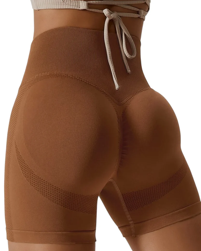 Alo Yoga Push-Up Shorts Brown WZX11-BN