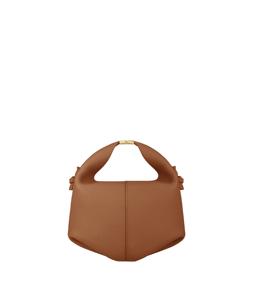 Polene Beri Textured Leather Camel