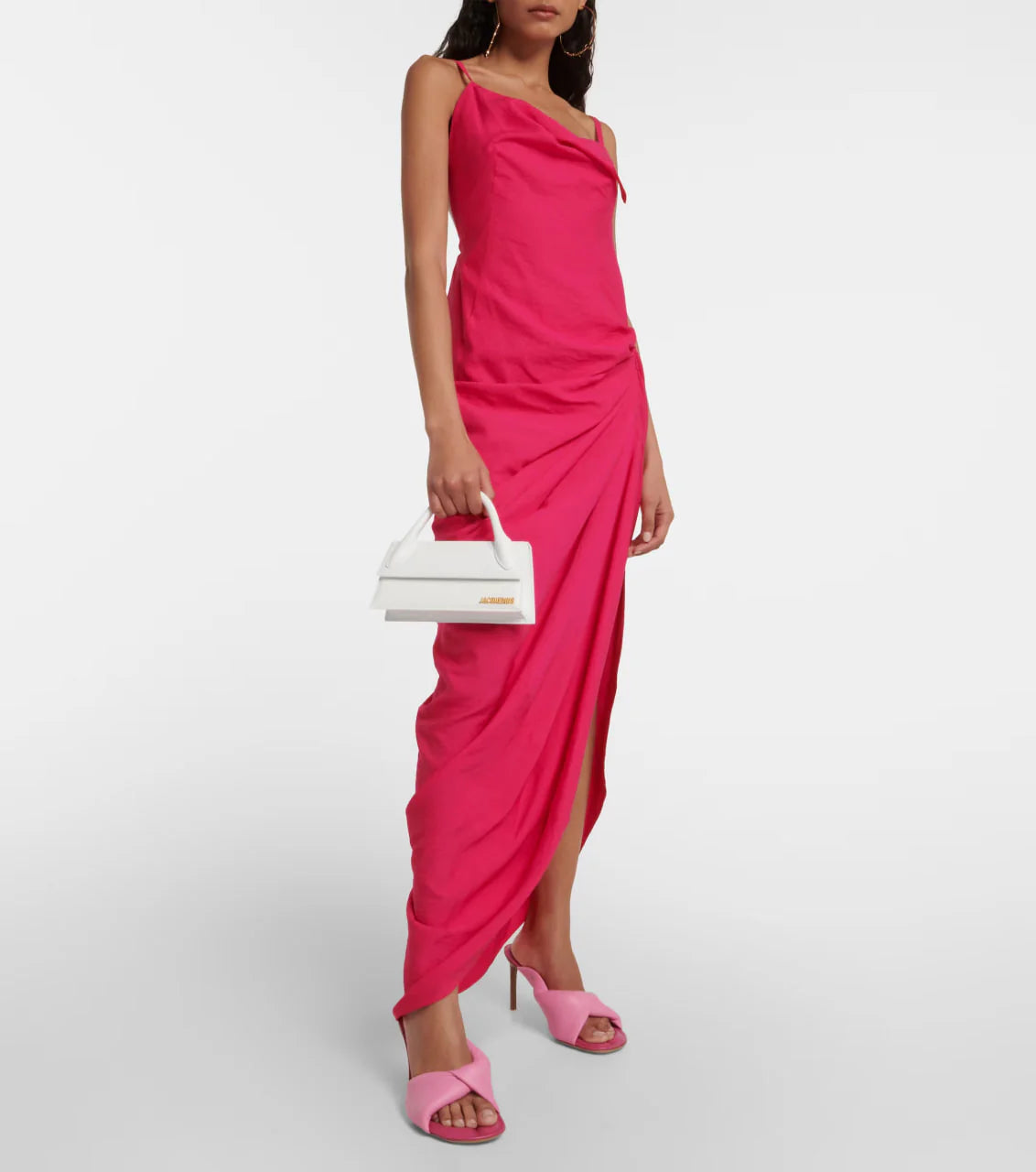 Jacquemus Le Chiquito Long Bag White