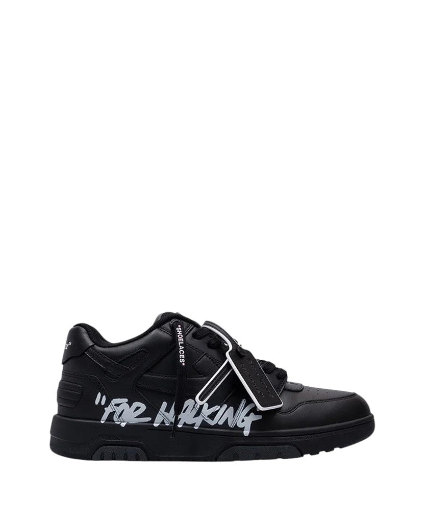 Off White Out Of Office 'For Walking' Sneakers Black-White