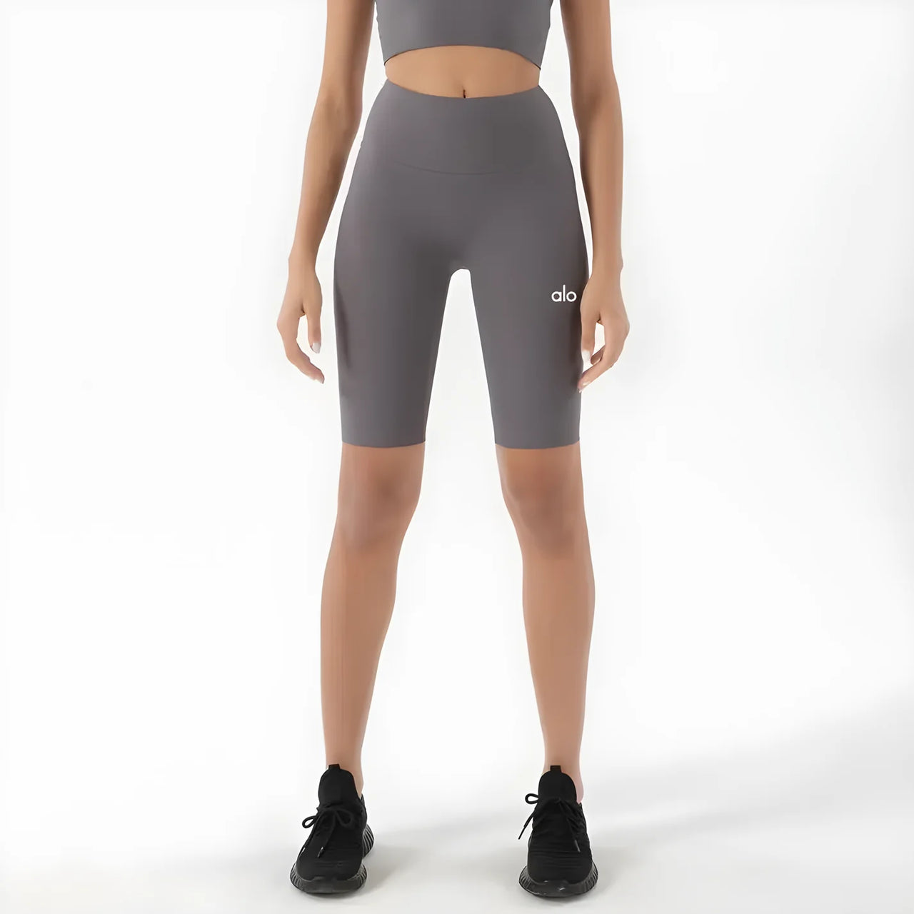 Alo Yoga Cycling Shorts Grey