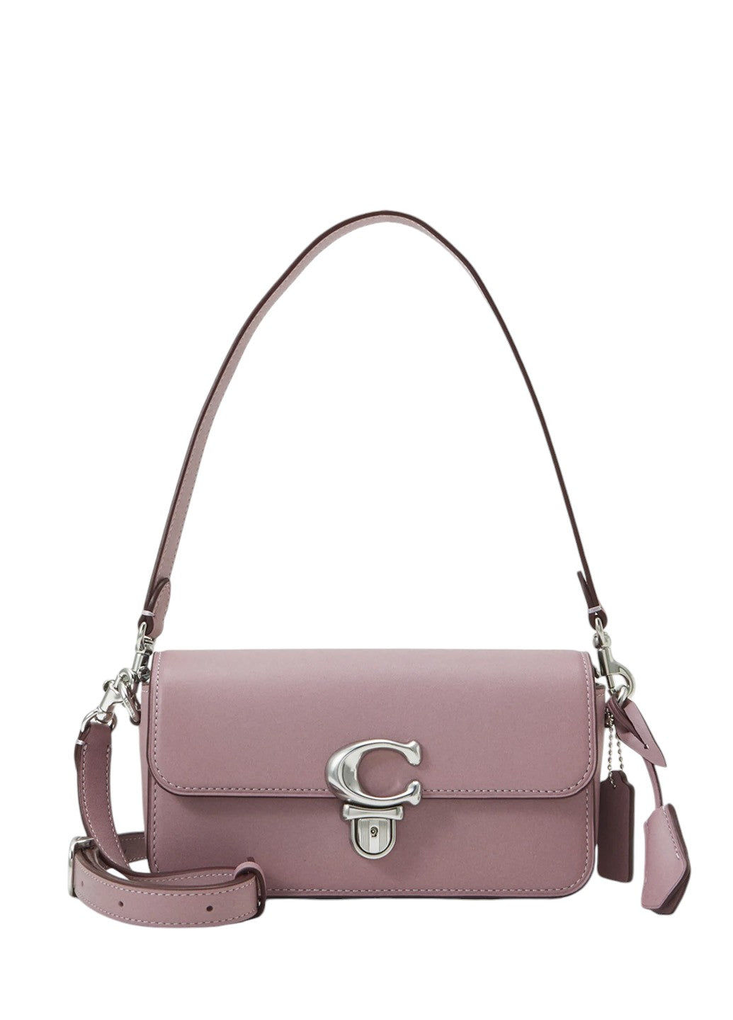 Coach Glovetanned Leather Studio Baguette Bag Faded Purple - Оригінал