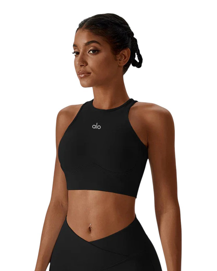 Alo Yoga Fitness Top Black 833341-BK