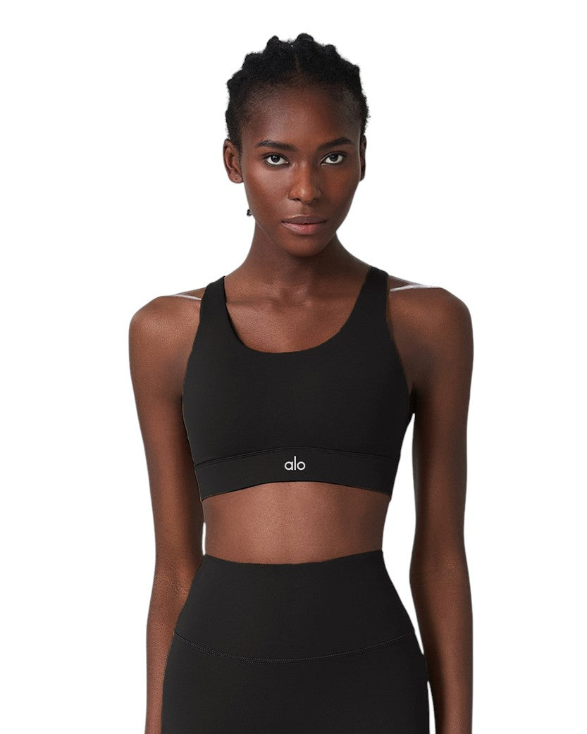 Alo Yoga Elastic Bra Black