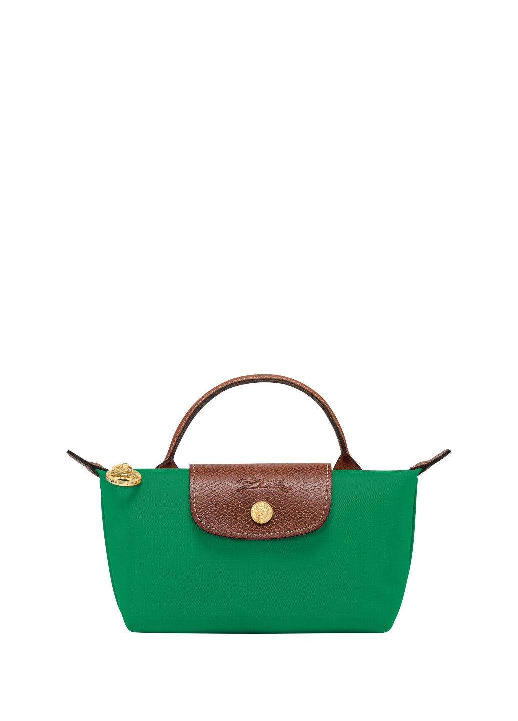 Longchamp Le Pliage Original Pouch With Handle Green