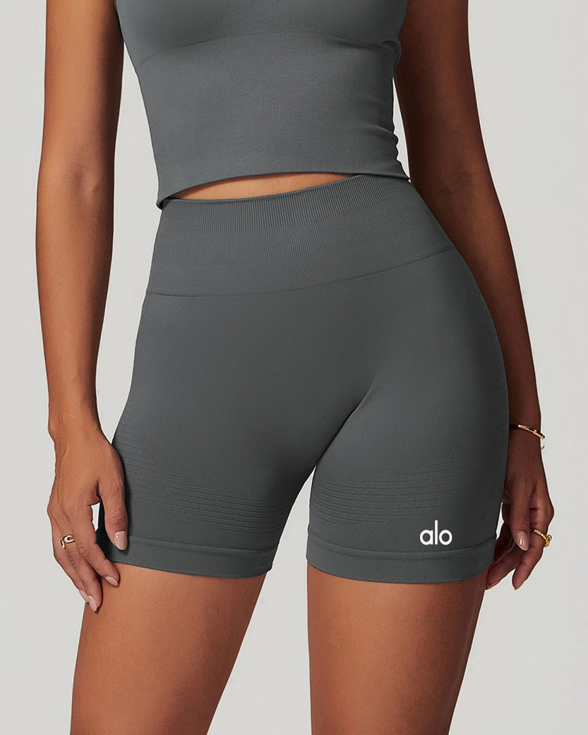 Alo Yoga Tight Push-Up Shorts Grey 77257-GY