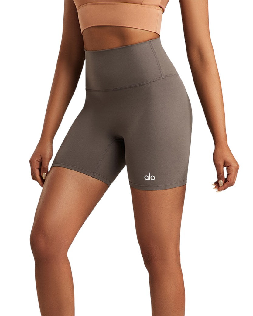 Alo Yoga High-Waist Shorts Khaki DK04121-KH