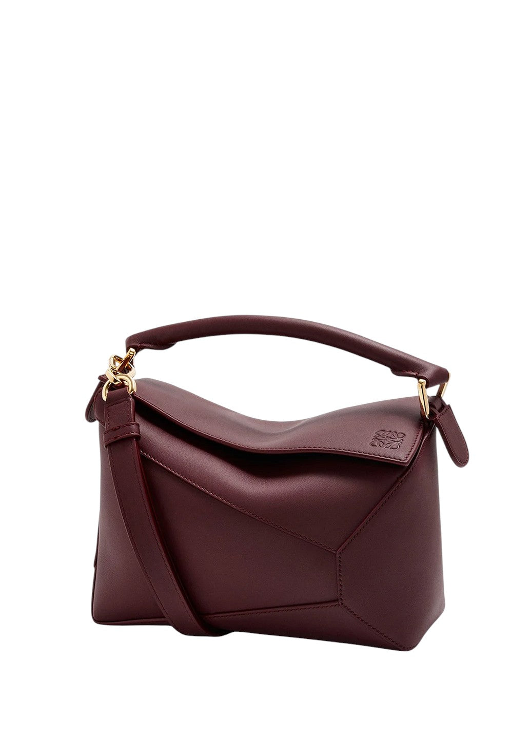 Loewe Small Puzzle Bag Classic Calfskin Dark Burgundy