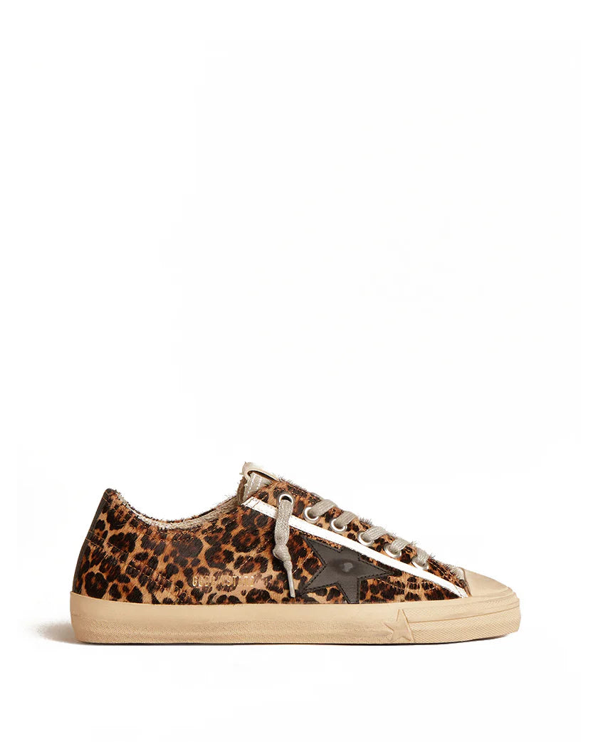 Golden Goose V-Star in Leopard Pony Skin - Оригінал