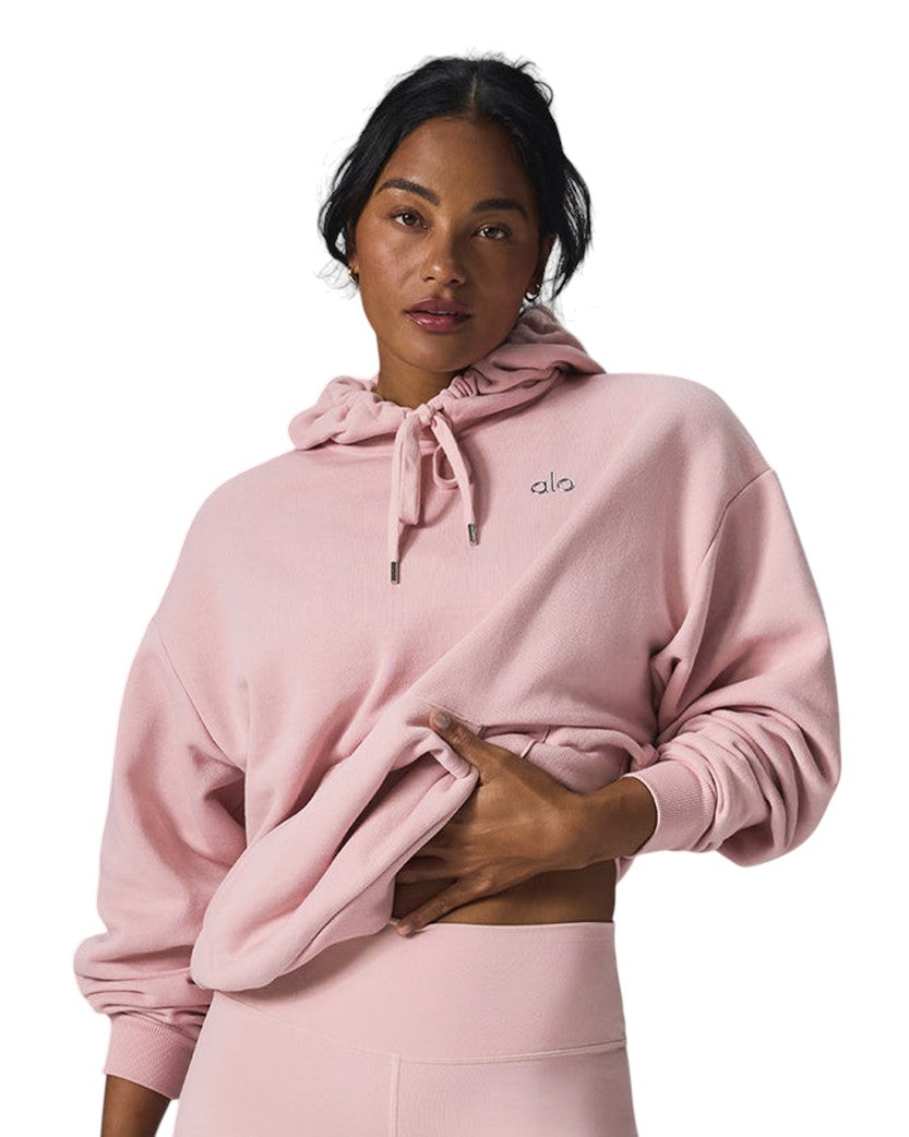 Alo Yoga Accolade Hoodie Ballet Pink