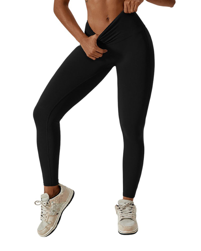 Alo Yoga Stretching High Waist Leggings Black 82611-BK