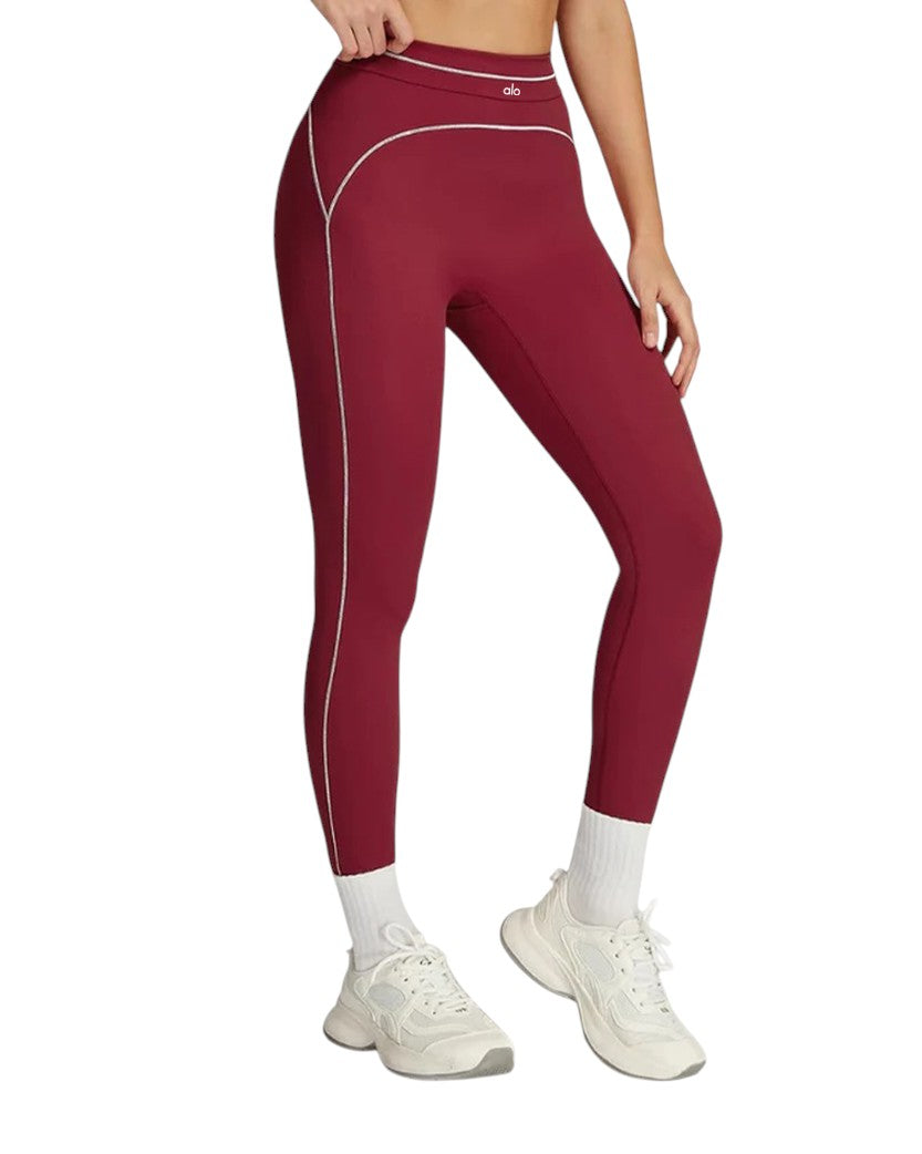 Alo Yoga Pulse Leggings Red