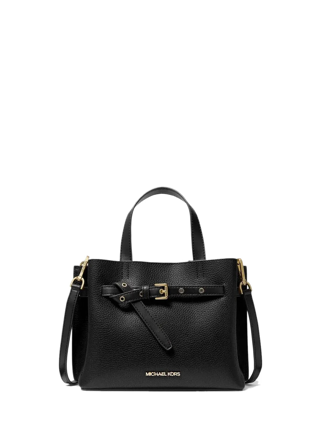 Michael Kors Emilia Small Logo Satchel Black