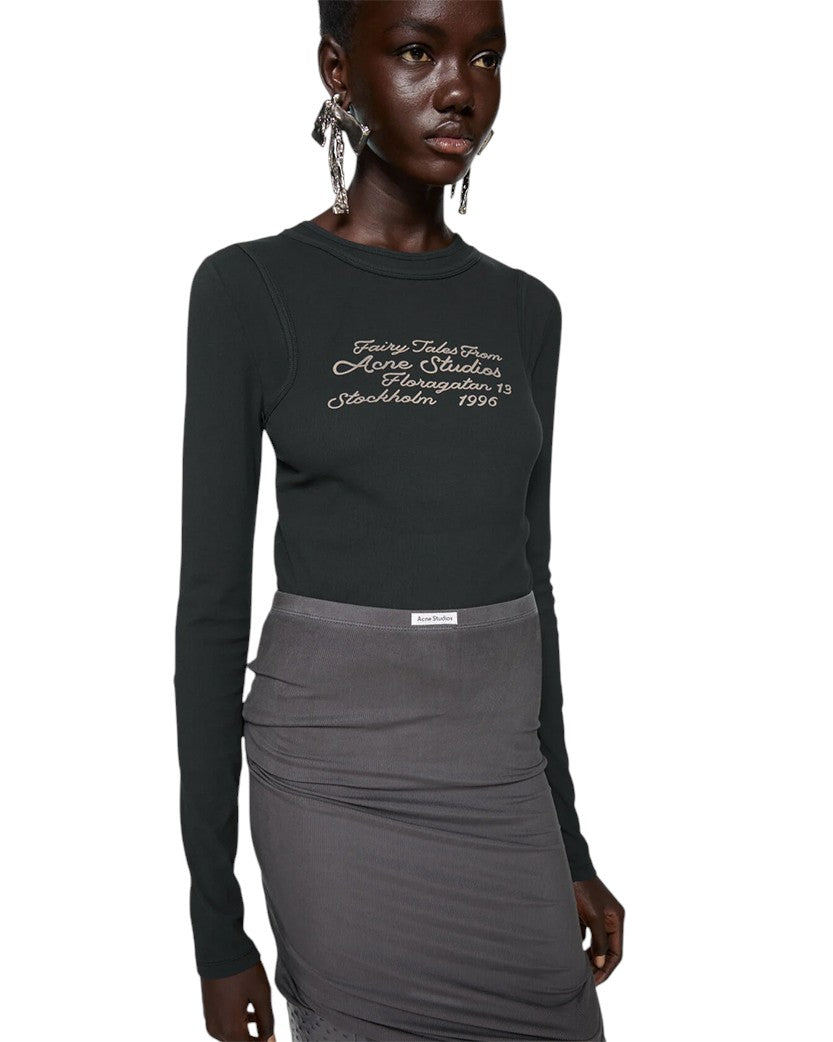 Acne Studios Layered long-sleeve T-shirt Black