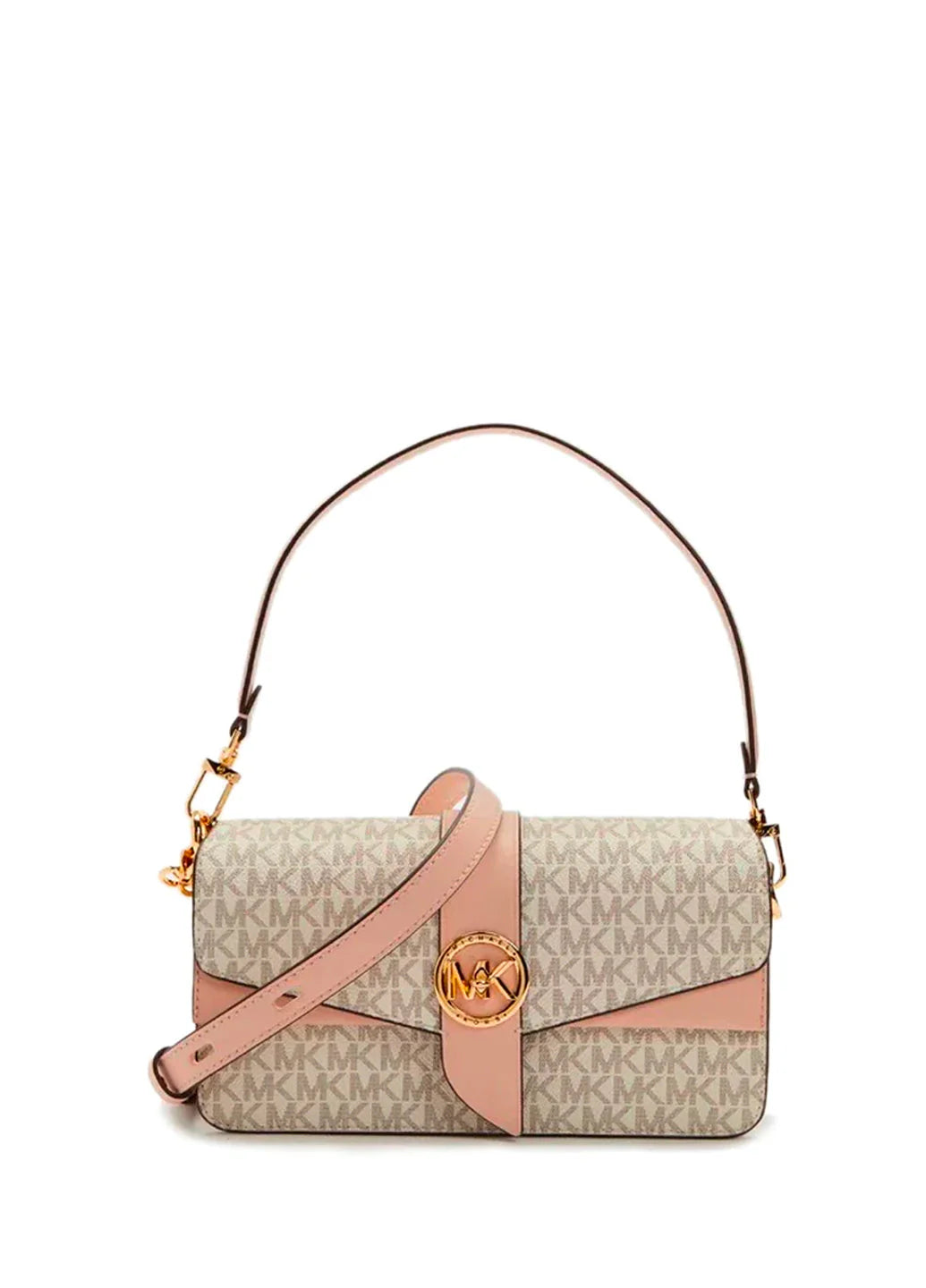 Michael Kors Greenwich Medium Canvas Bag Chalk