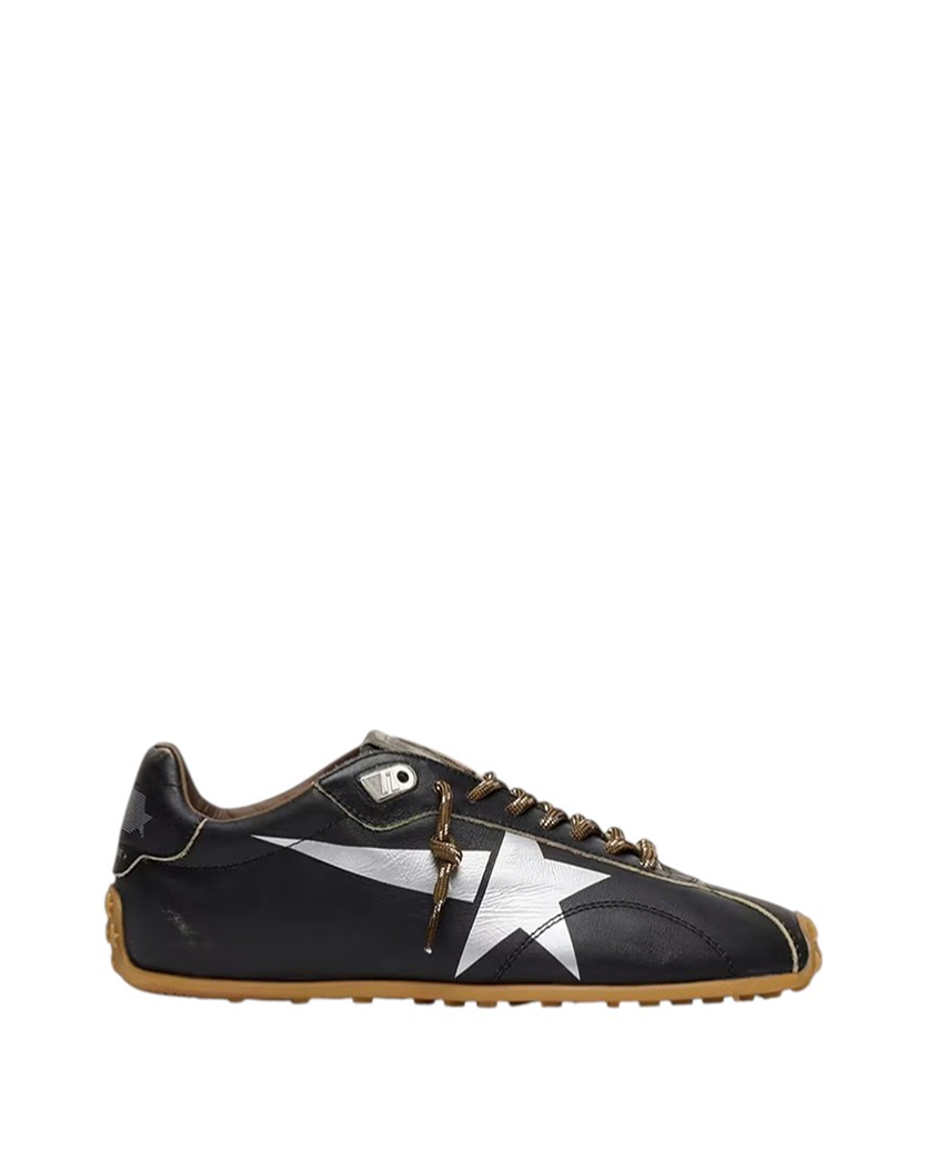 Golden Goose Marathon Speed Sneakers Black Leather
