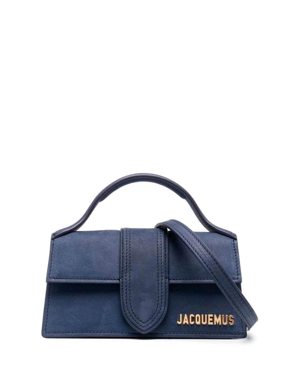 Jacquemus Le Bambino Mini Suede Bag Navy