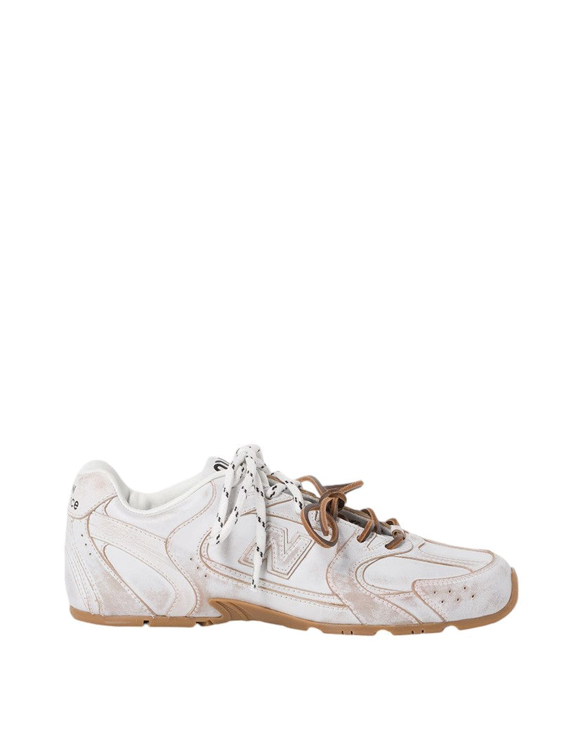 New Balance X Miu Miu 530 SL Leather Sneakers White