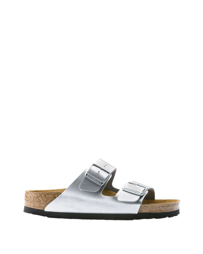 Birkenstock Arizona Birko-Flor Silver