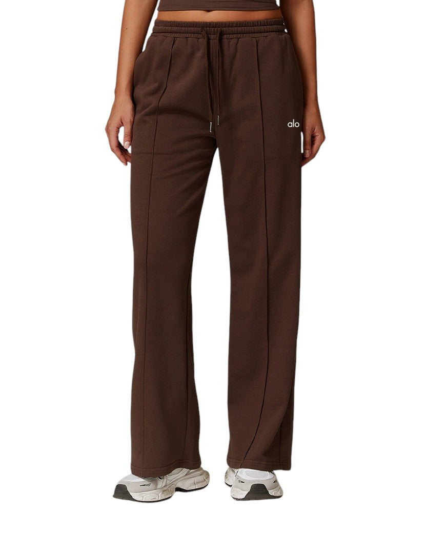 Alo Yoga Accolade Straight Line Sweatpant Espresso