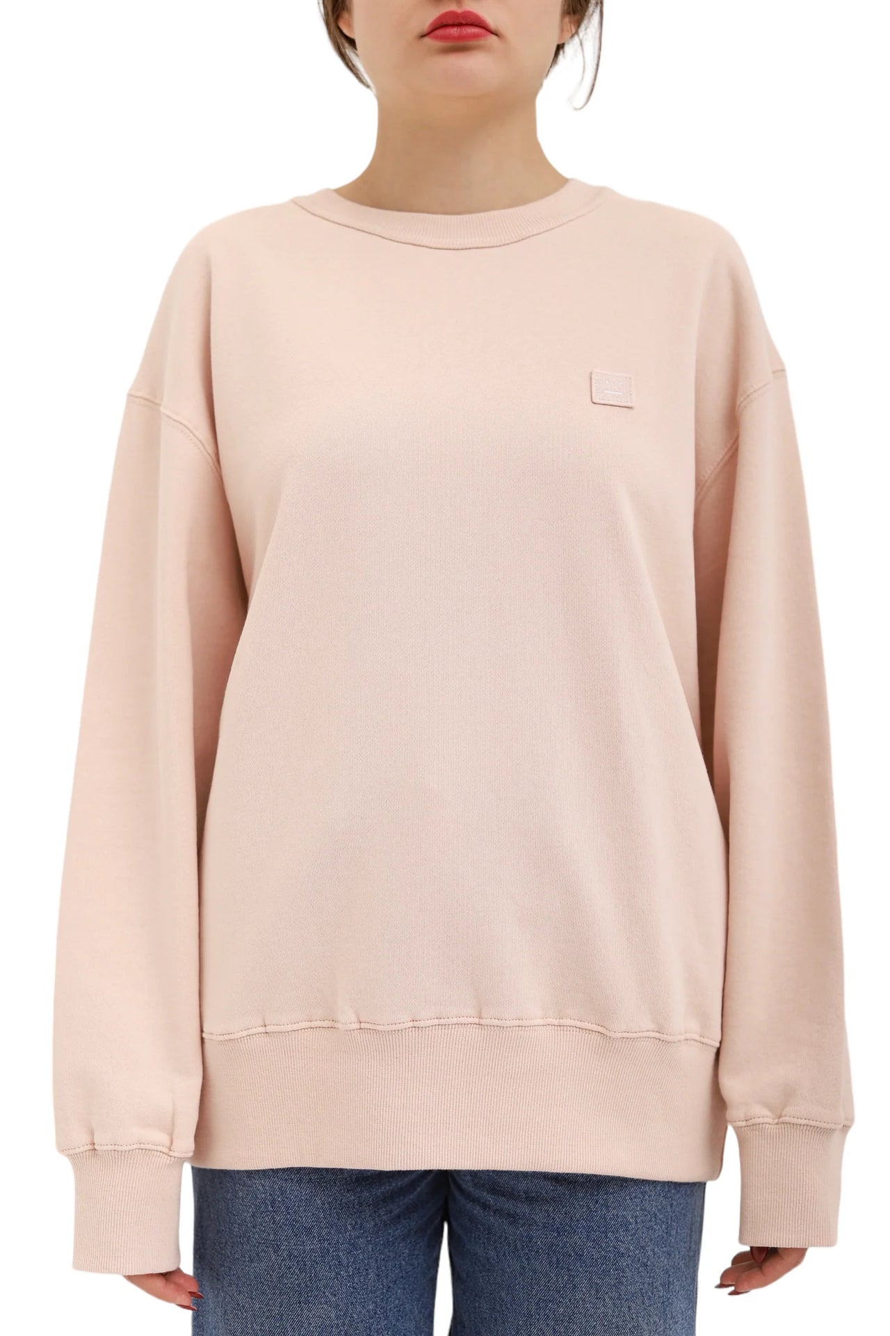 Acne Studios Crewneck Sweatshirt Powder Pink