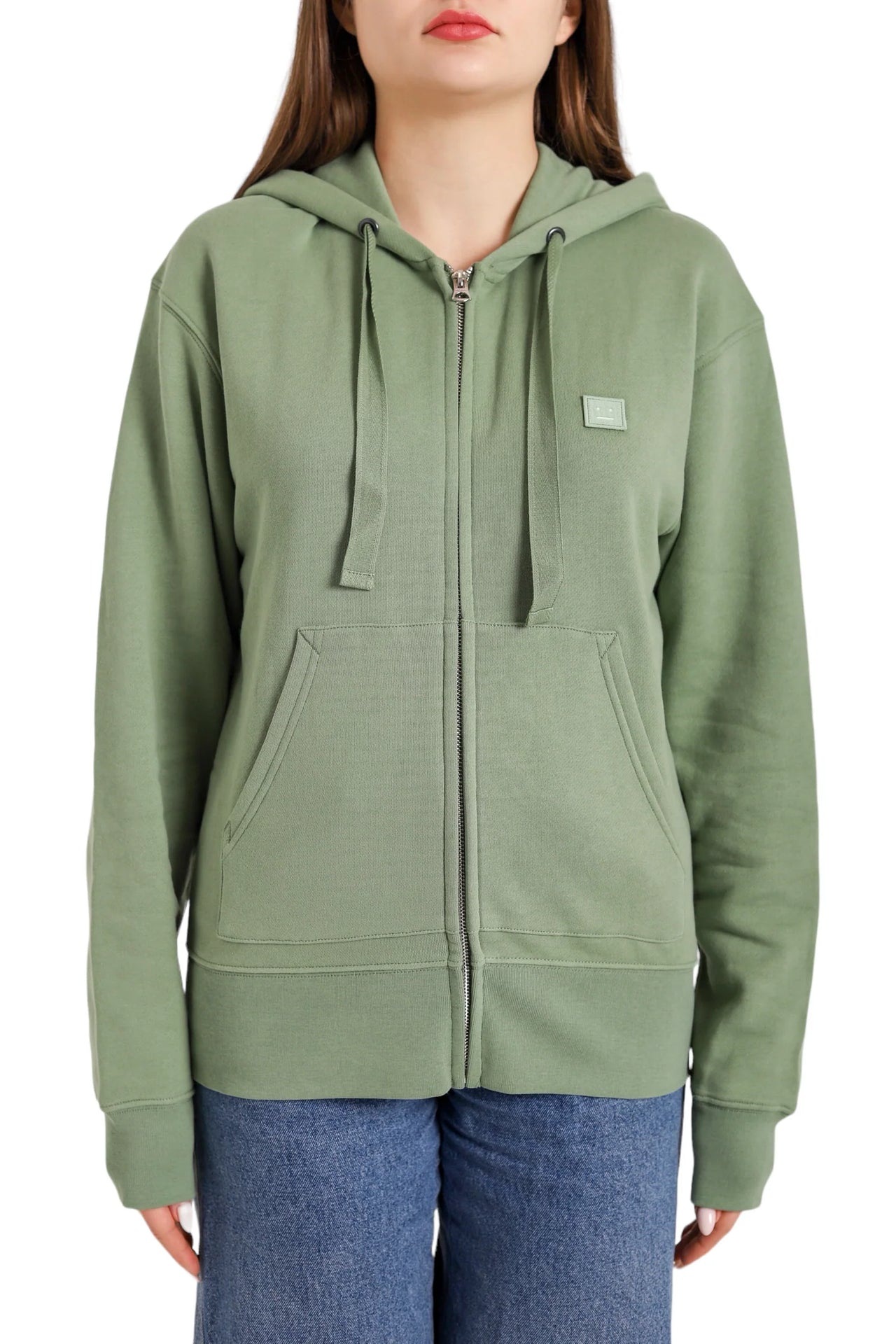 Acne Studios Ferris Zip Hoodie Green